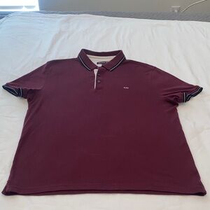 Michael Kors Dark Red Polo Shirt